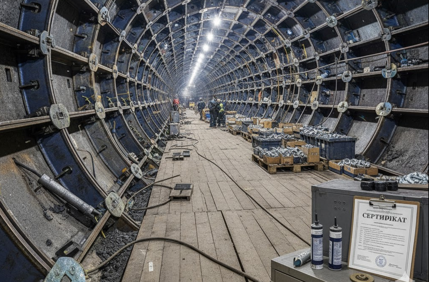 Надежные металлоконструкции для тоннельного строительства: выбор качественного крепежа